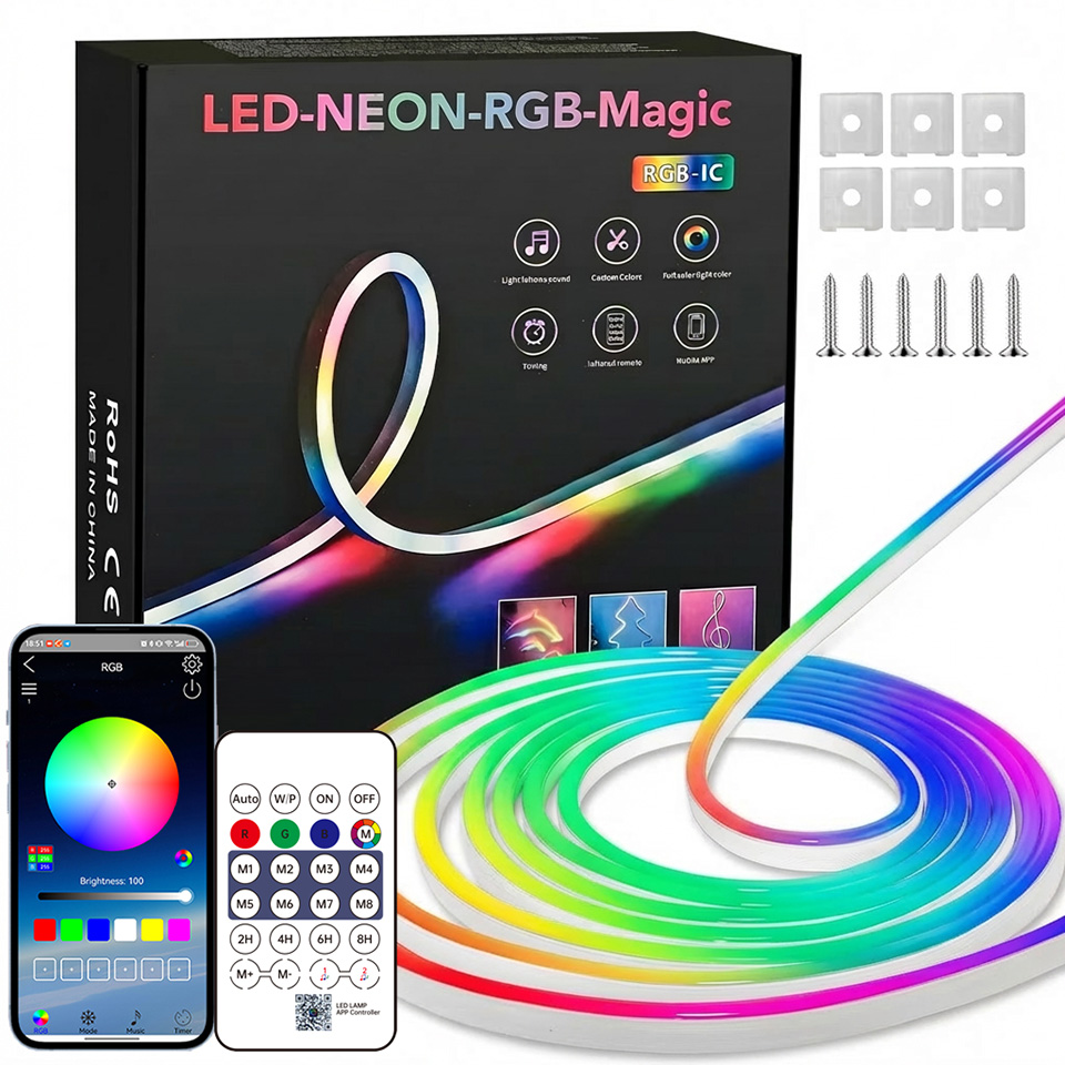 Home Decor App Free - Bluetooth RGB Neon LED Strip 1-10m