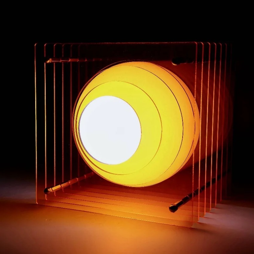 Home Decor Zone - DIY Acrylic Thousand Layer Lamp Moon