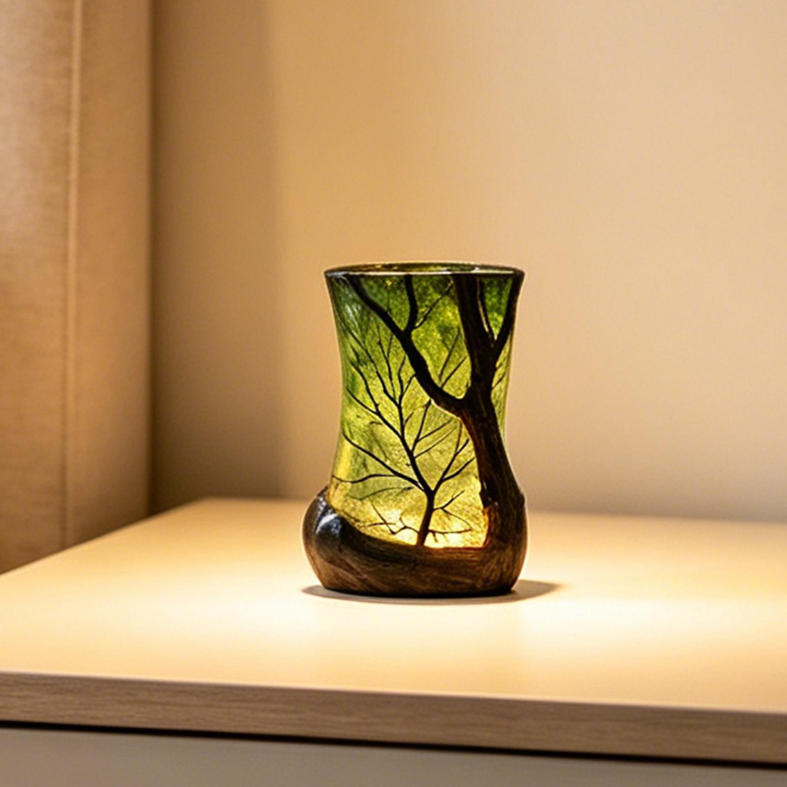 Home Decor Zone - Bedside Table Lamp Forest Nightlight Decorative