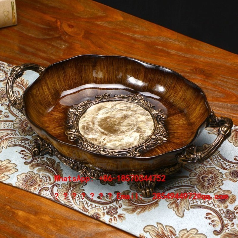 Home Decor Retro - European Retro Fruit Plate, Living Room