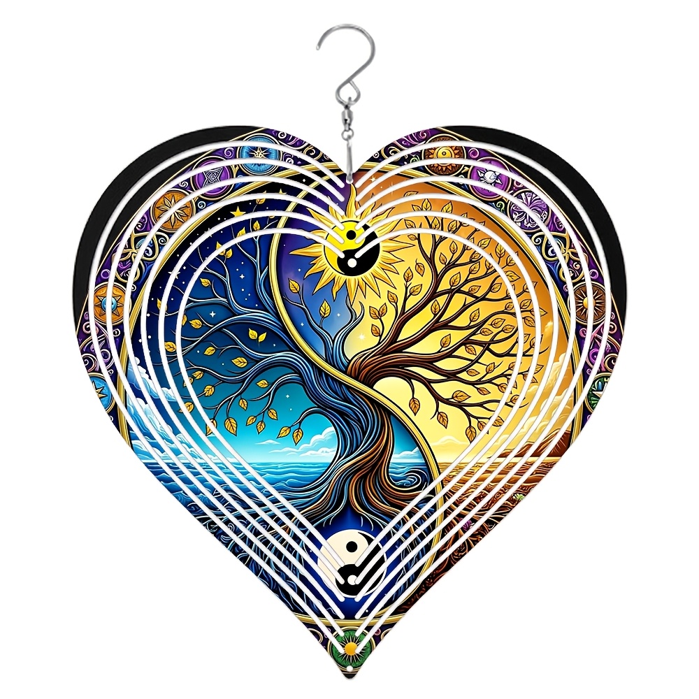 Home Decor Enthusiast Meaning - The Yin-Yang Circular Wind Chime of