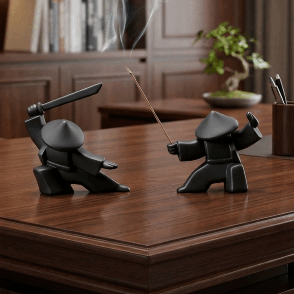 Incense Stick Holder - 2PCS 3D Printed Samurai Incense Holder