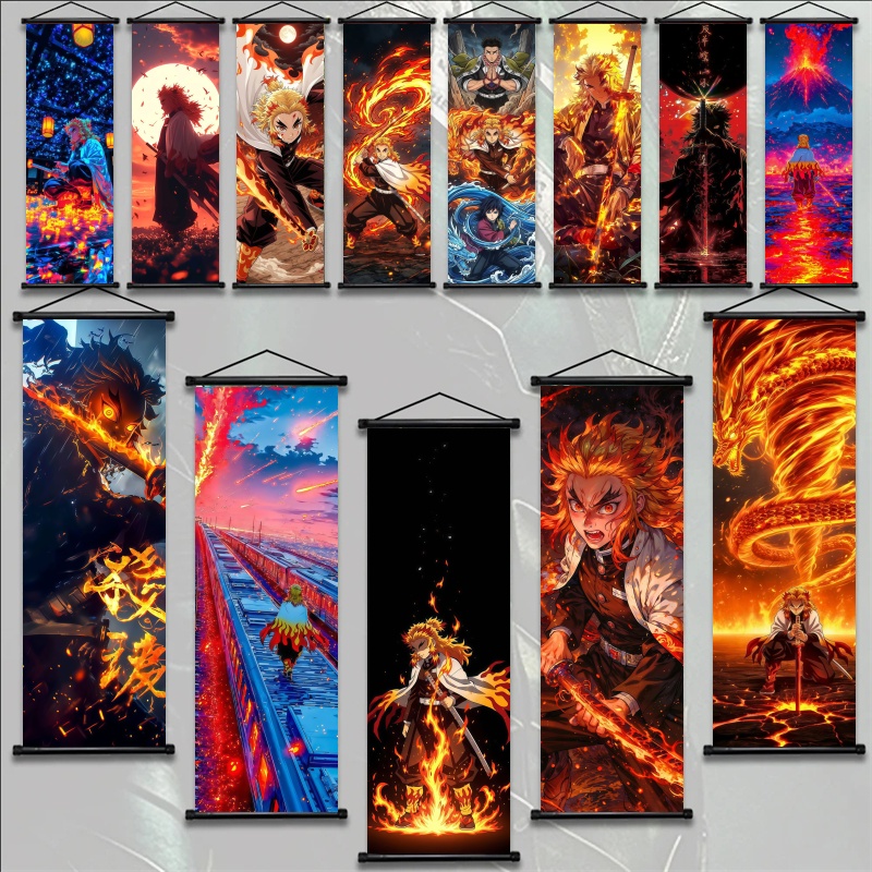 Home Decor Zone - Demon Slayer Kyojuro Rengoku HD Print