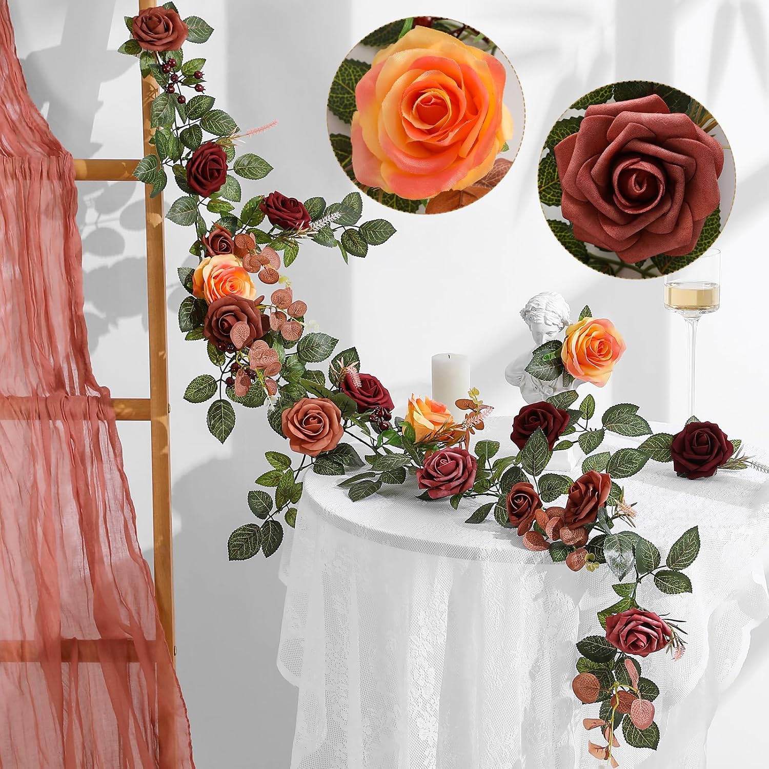 Home Decor Center - Artificial wreaths, autumn flower decorations, suitable