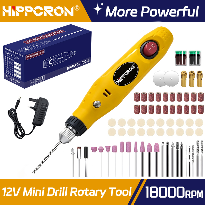 Home Decor Uk - Hippcron Mini Handheld Electric Drill Pen