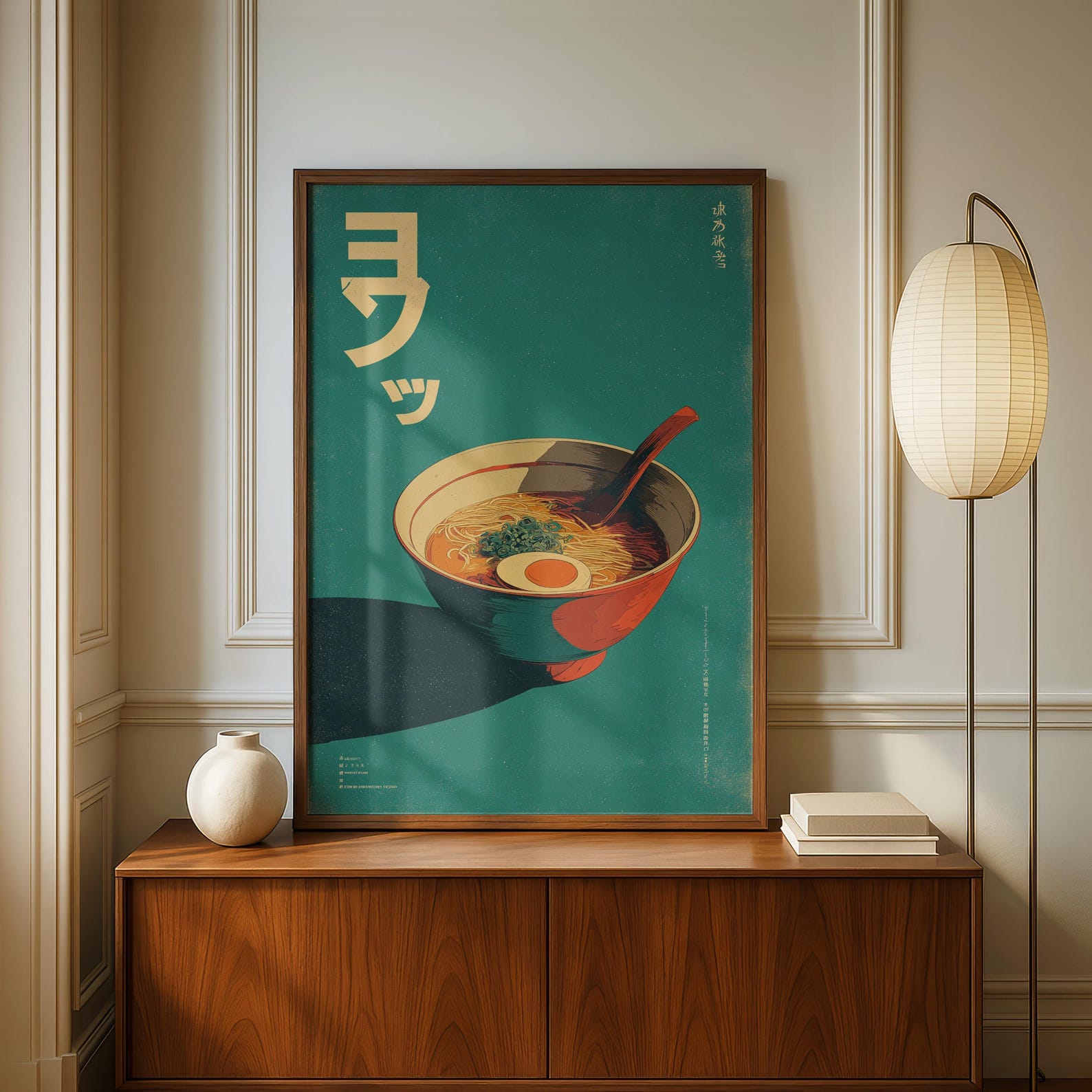 Home Decor Youtube - Retro Japanese Ramen Canvas Art Print