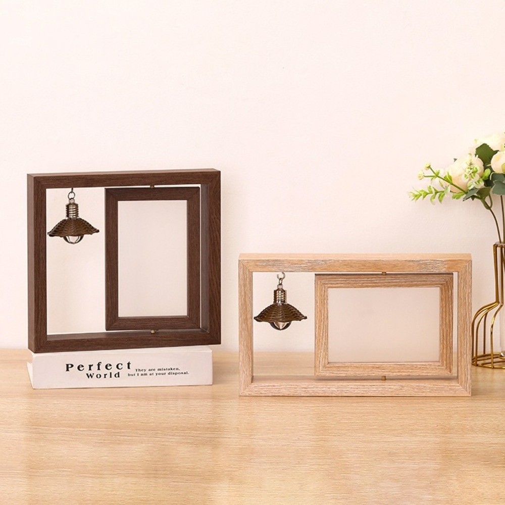 Bamboo Photo Frame - New 6 Inch Wooden Photo Frame