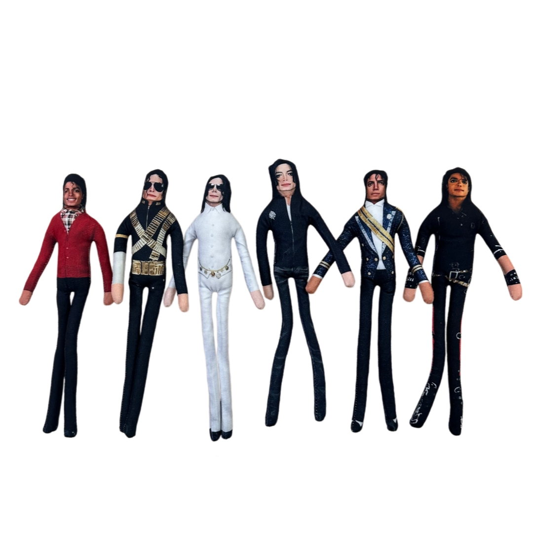 Home Decor Zone - 1-6pcs Michael Jackson Cosplay Prop Doll