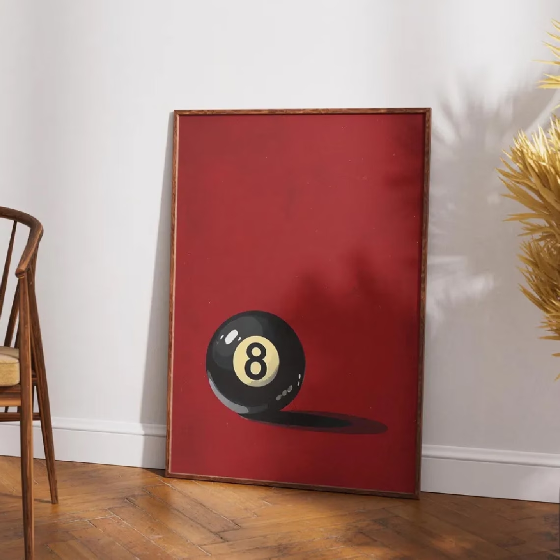 Home Decor Retro - Retro-Style Featuring A Lucky 8 Ball