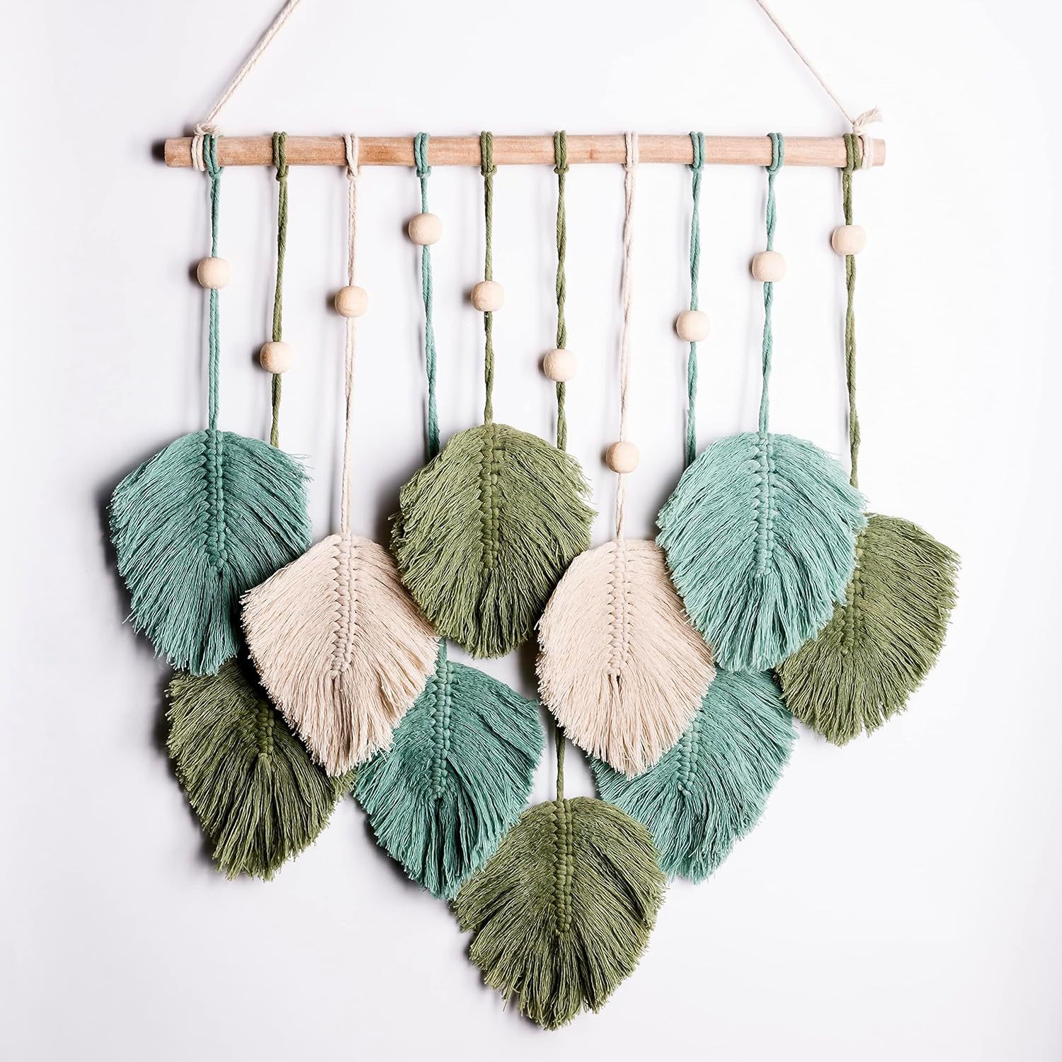 Bohemian Macramé Leaf Wall Han - огляд і ціна Macrame Wall Hanging