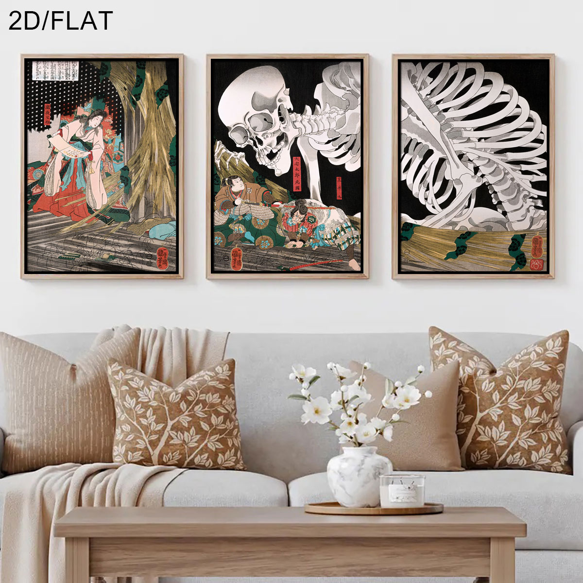 3pcs Retro Japanese Takiyasha  - огляд і ціна Home Decor Youtube