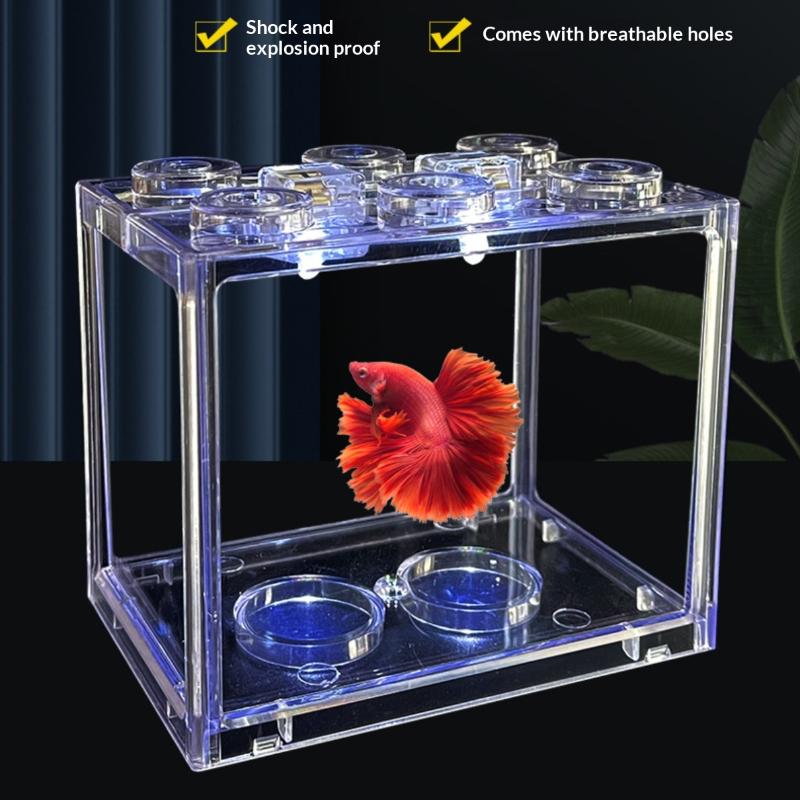 Stackable Mini Fish Tank Acryl - огляд і ціна Home Decor Habitat