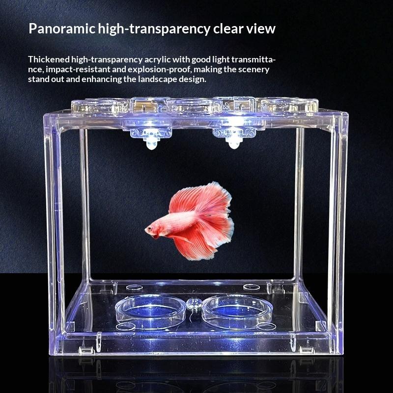 Stackable Mini Fish Tank Acryl - огляд і ціна Home Decor Habitat