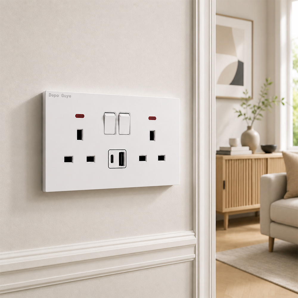 UK Standard Power Socket 13A Q - огляд і ціна Home Decor Uk