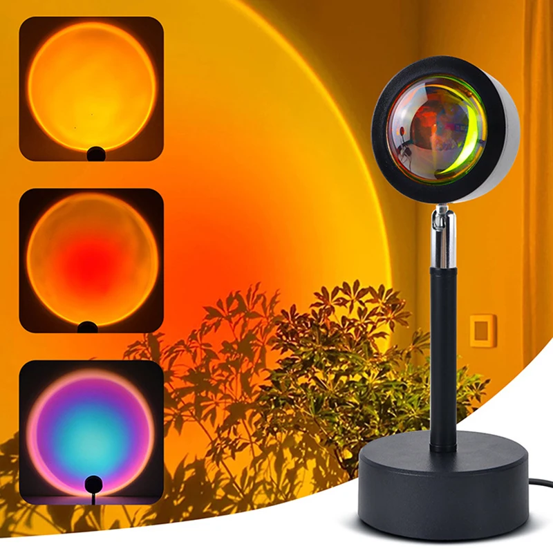 Smart LED Sunset Lamp Colorful - огляд і ціна Home Decor App Free
