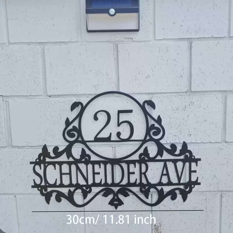 Custom Metal House Number & St - огляд і ціна Home Decor Outdoor