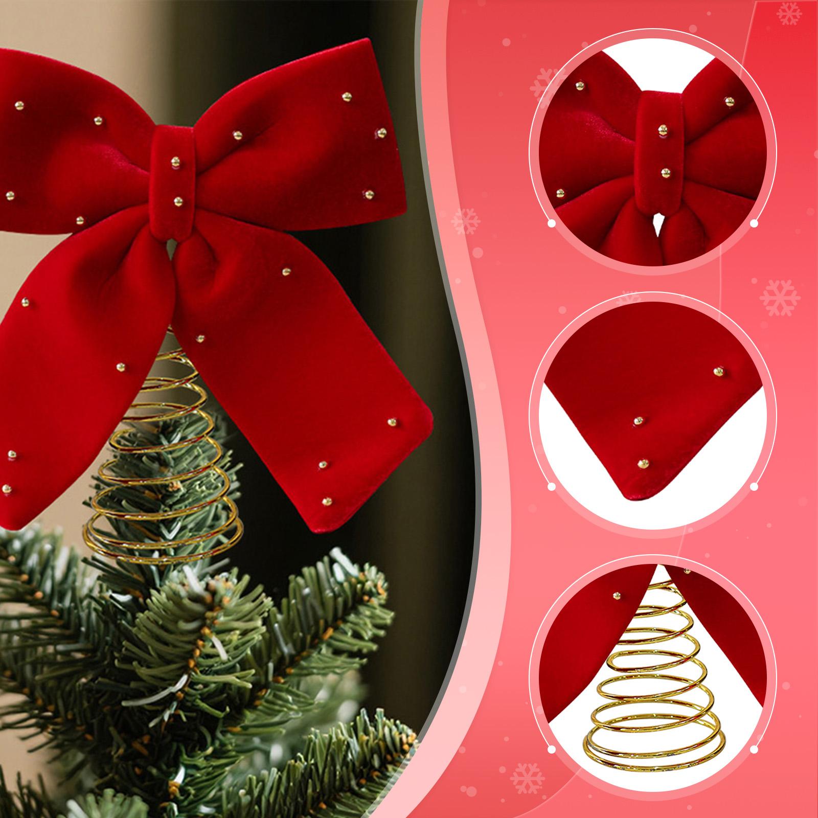 Elegant Red Bowknot Christmas  - огляд і ціна Home Xmas Decor Ideas