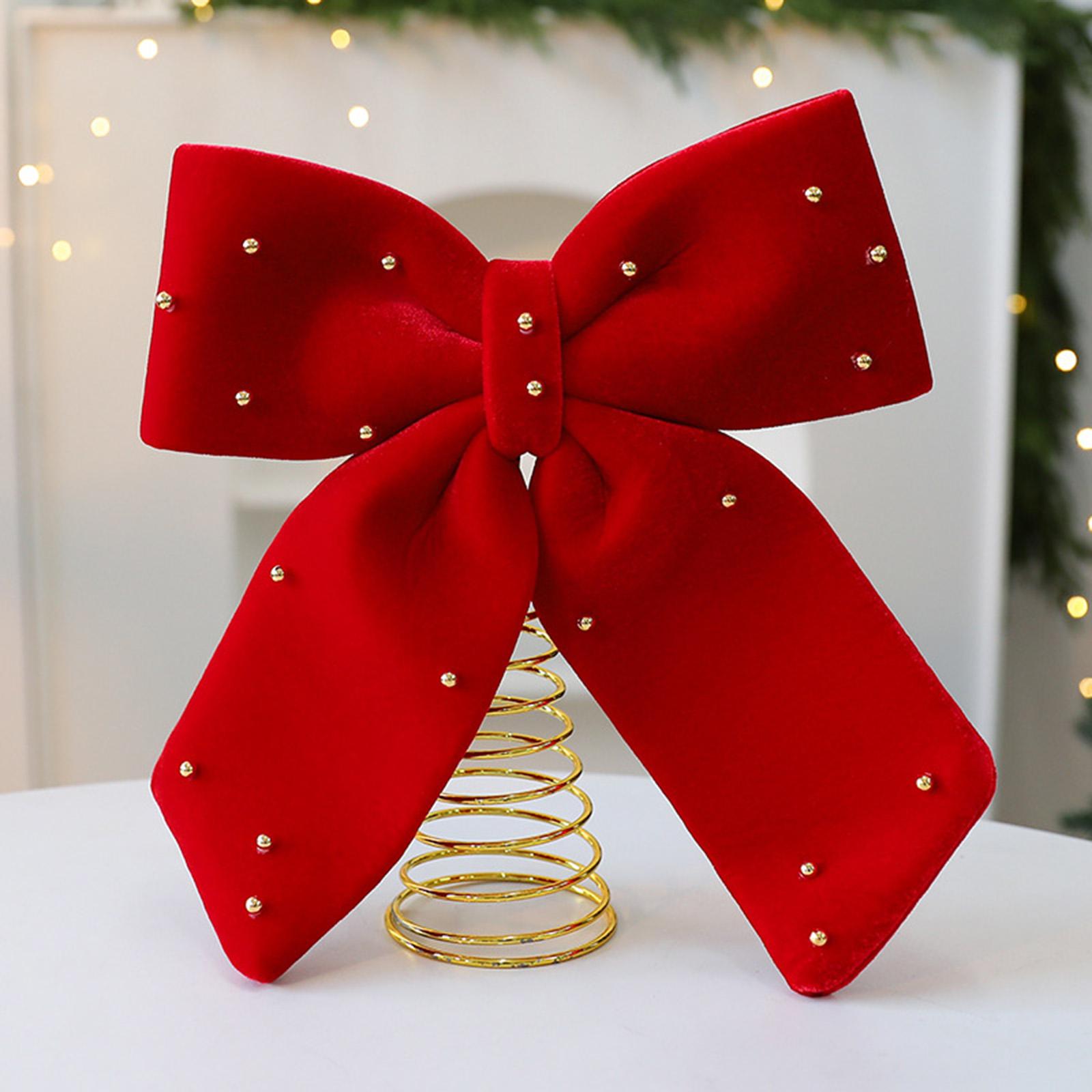 Elegant Red Bowknot Christmas  - огляд і ціна Home Xmas Decor Ideas
