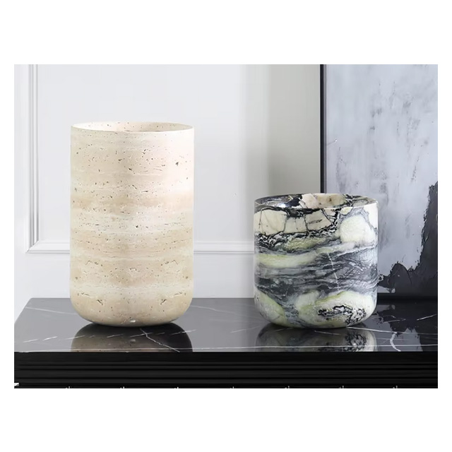 Customized Natural Marble Vase - огляд і ціна Home Decor Flowers