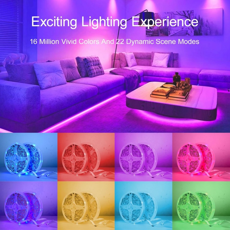 1-20m RGB LED Strip Lights 5V  - огляд і ціна Home Decor App Free