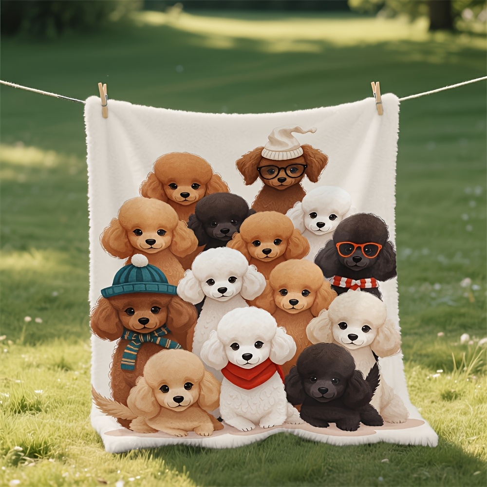 Fluffy Dog Friends Blanket Thr - огляд і ціна Home Xmas Decor Ideas