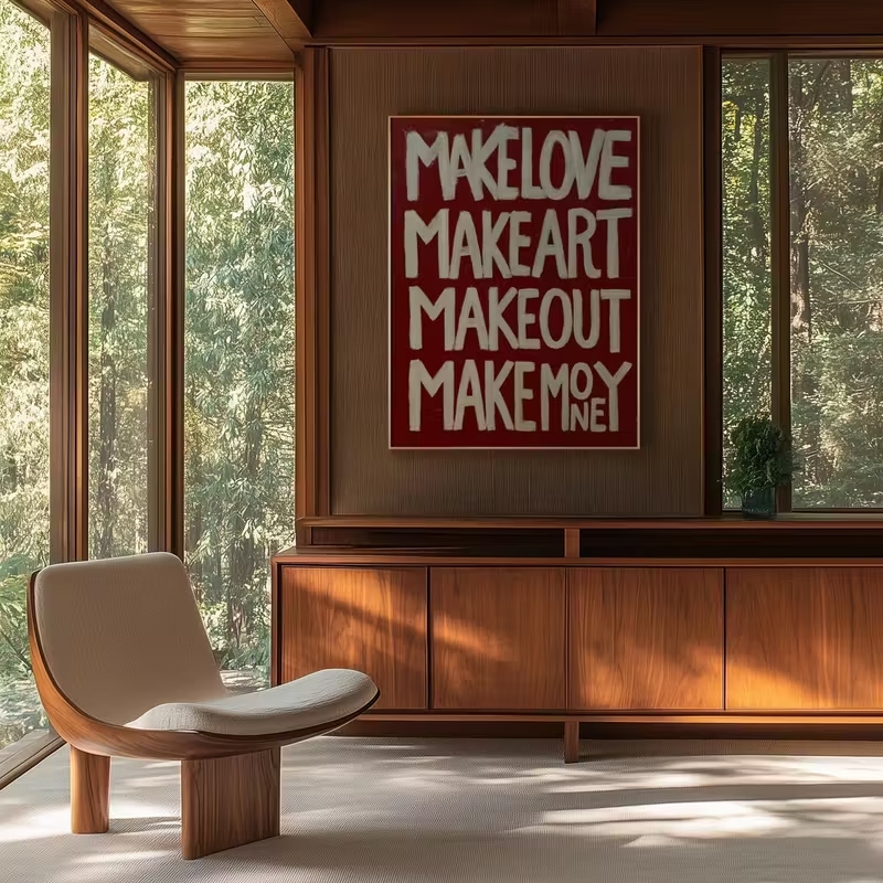 Modern,Retro Self Made Love Ki - огляд і ціна Home Decor Lovely Home