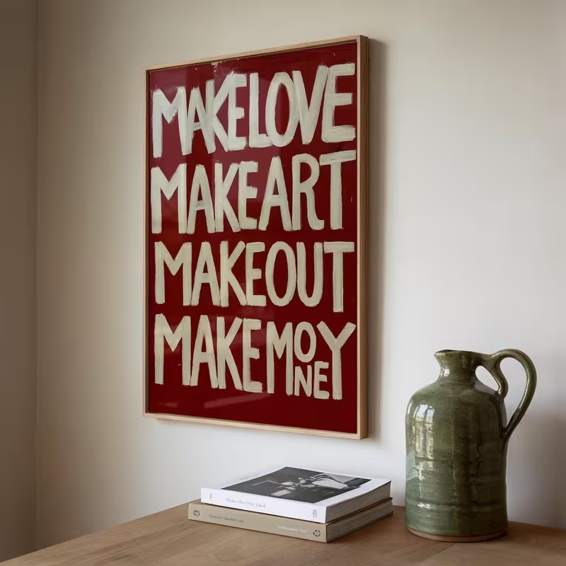 Modern,Retro Self Made Love Ki - огляд і ціна Home Decor Lovely Home