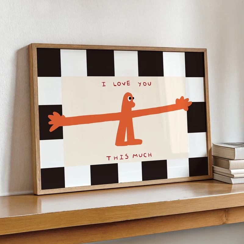 I Love You This Much Quote Wal - огляд і ціна Home Decor Lovely Home