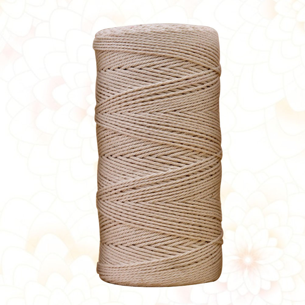 1Pcs Natural Beige Cotton Rope - огляд і ціна Macrame Wall Hanging
