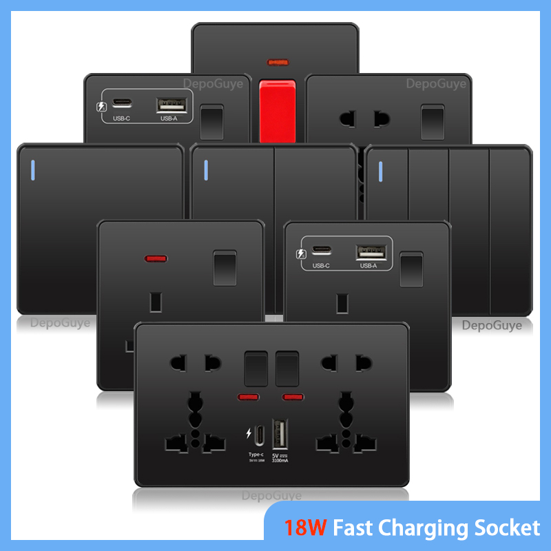 Universal Black USB Type-C 18W - огляд і ціна Home Decor Uk