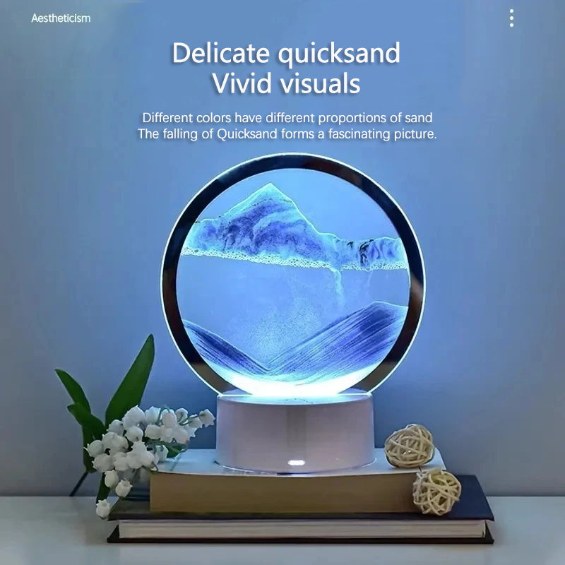 LED 16 Colors 3D Sandscape Lam - огляд і ціна Sand Art Picture