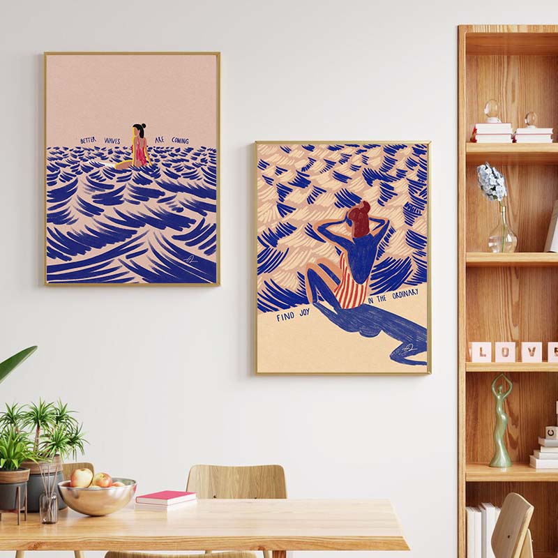 Nordic Minimalistic Art Surfin - огляд і ціна Home Decor Youtube