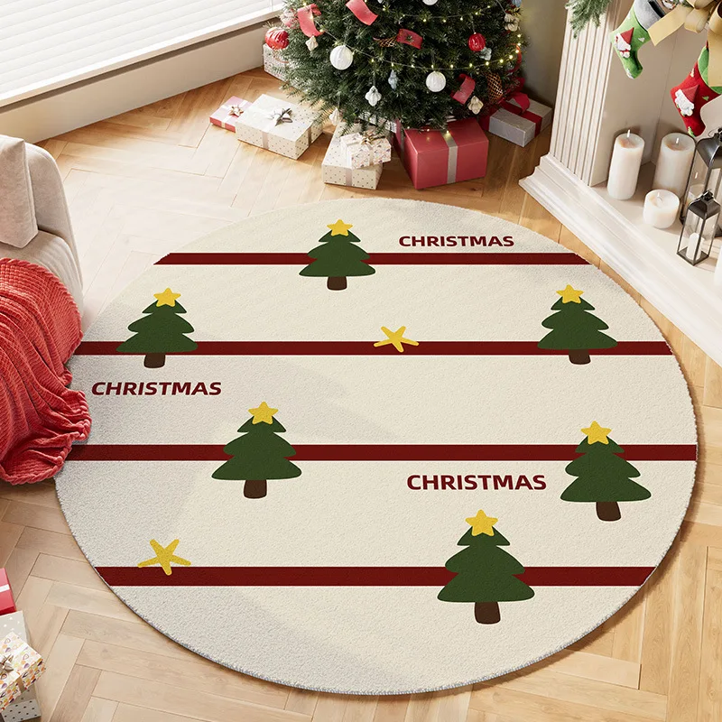 Round Rug – Cozy Holiday Home  - огляд і ціна Home Xmas Decor Ideas
