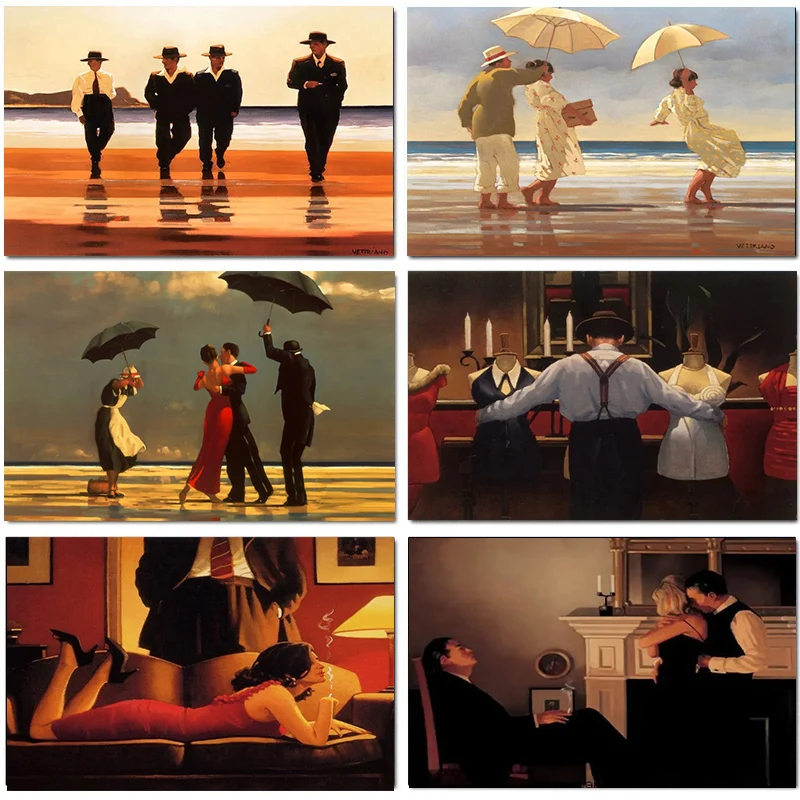 Scottish Artist Jack Vettriano - огляд і ціна Geometric Wall Art