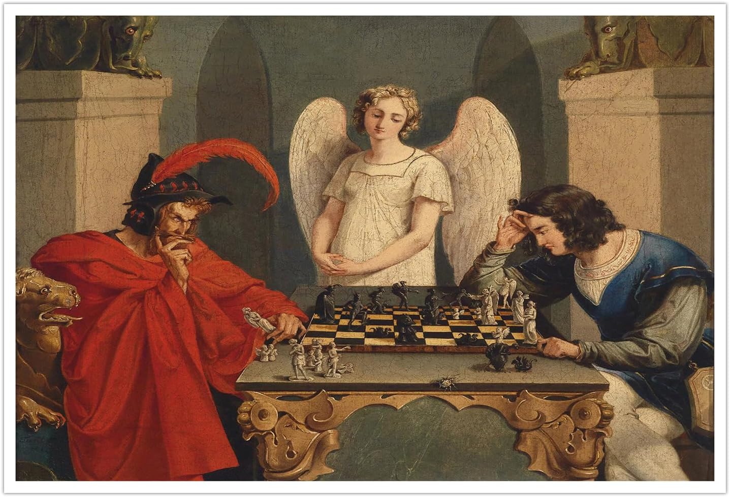 IUHYVMSM Vintage Faust And Mep - огляд і ціна Geometric Wall Art