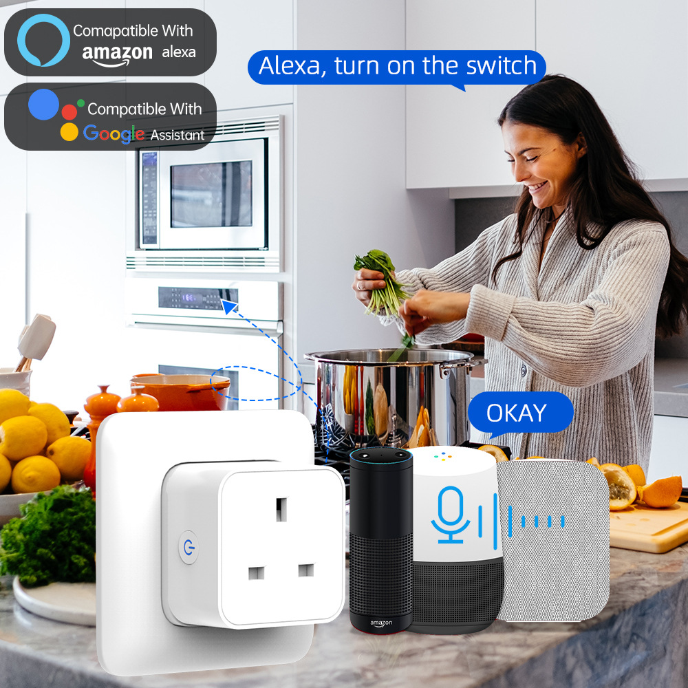 Tuya Smart Socket 16A/20A WiFi - огляд і ціна Home Decor Uk
