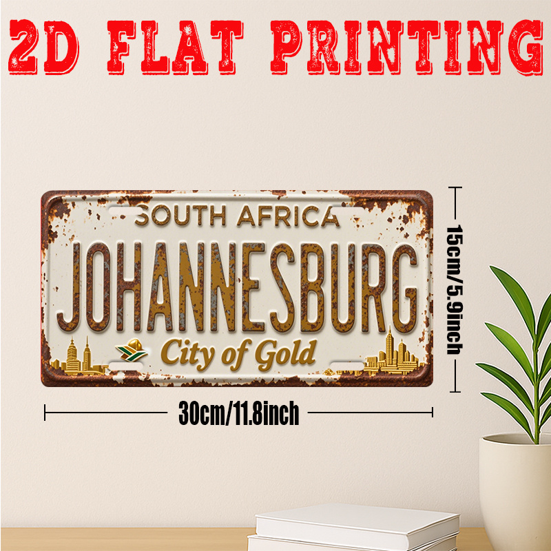 Vintage Johannesburg City Meta - огляд і ціна Home Decor Johannesburg