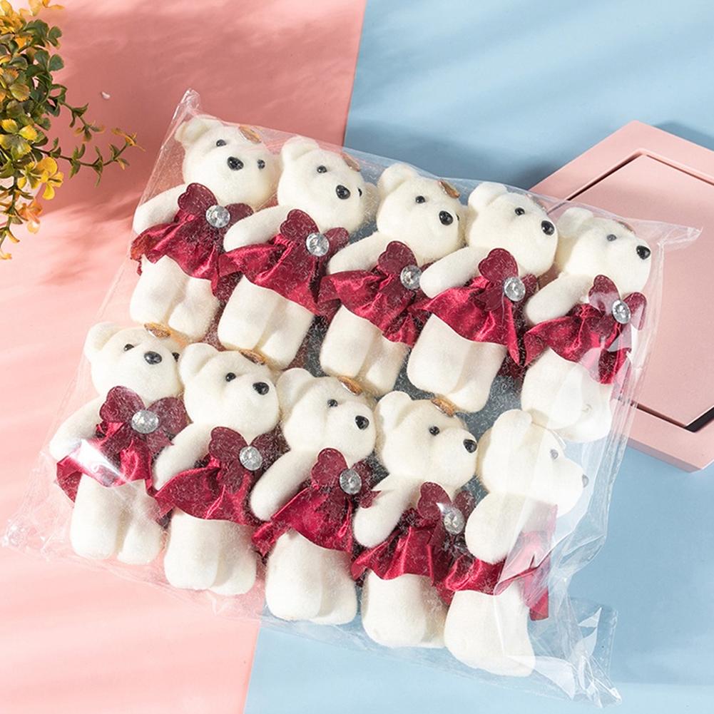 10pcs/Bag Bouquet Bear Ice Cre - огляд і ціна Home Decor Flowers