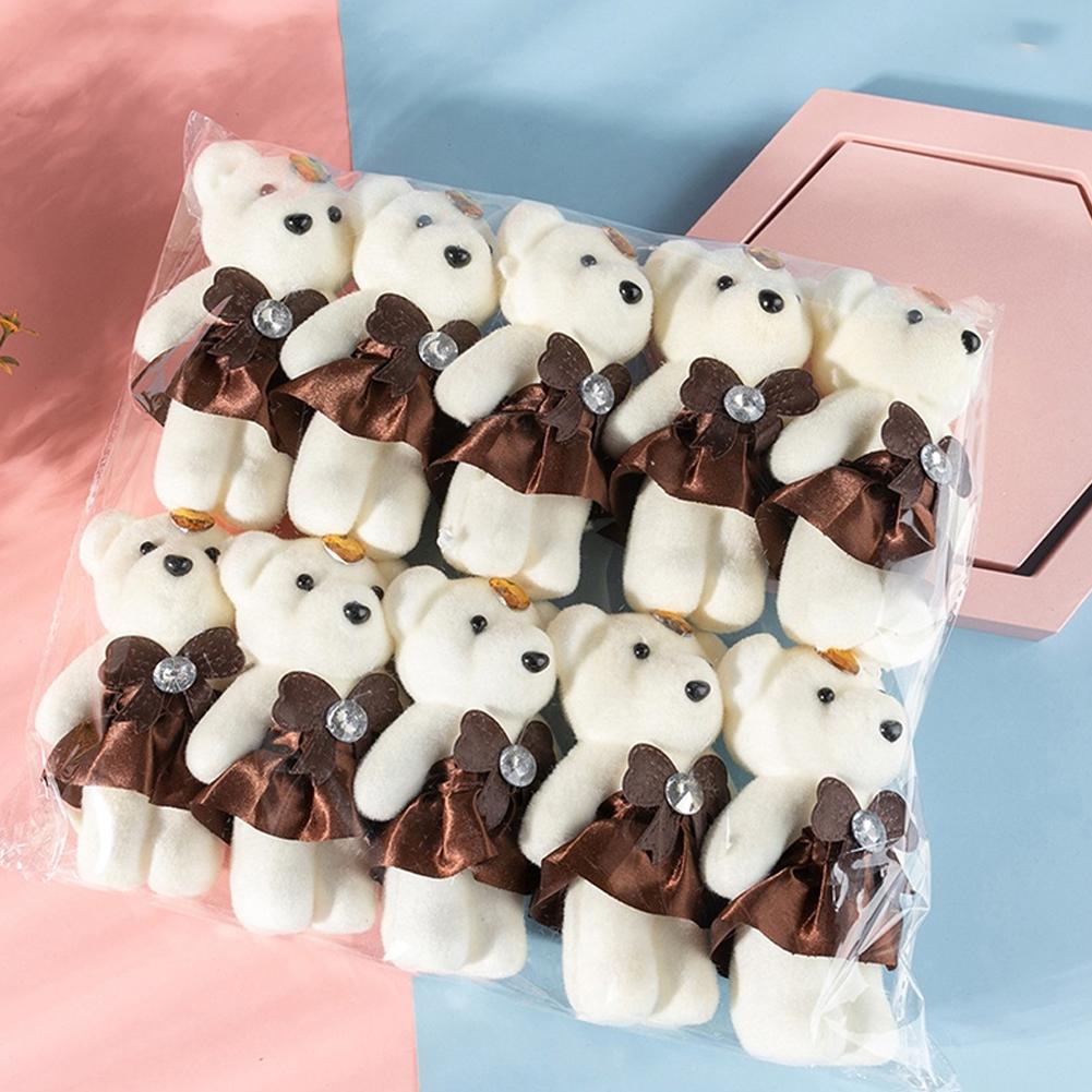 10pcs/Bag Bouquet Bear Ice Cre - огляд і ціна Home Decor Flowers