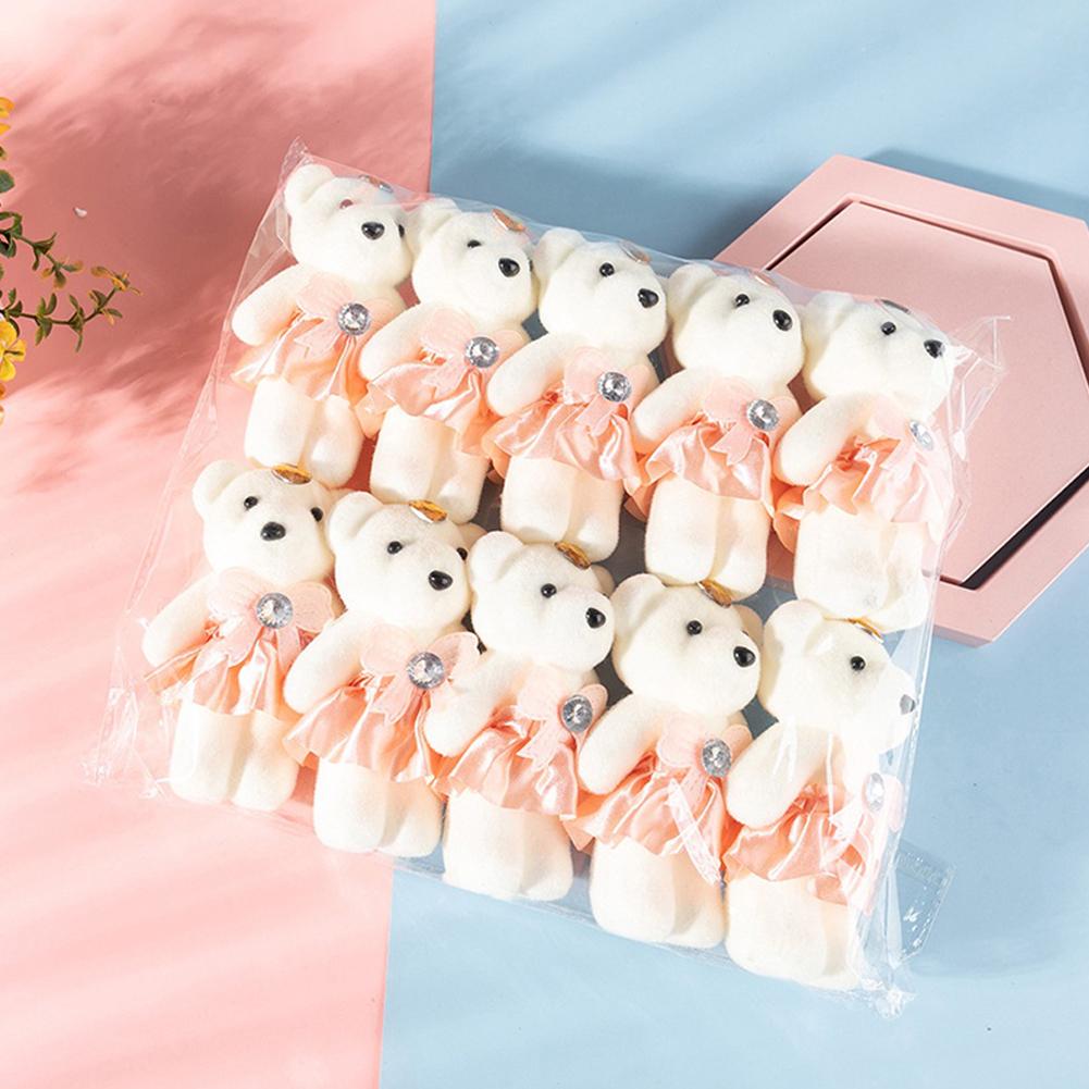 10pcs/Bag Bouquet Bear Ice Cre - огляд і ціна Home Decor Flowers