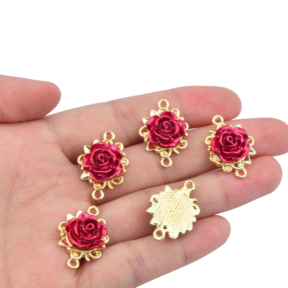 5/10pcs Rose Charms 3D Rose Fl - огляд і ціна Home Decor Flowers
