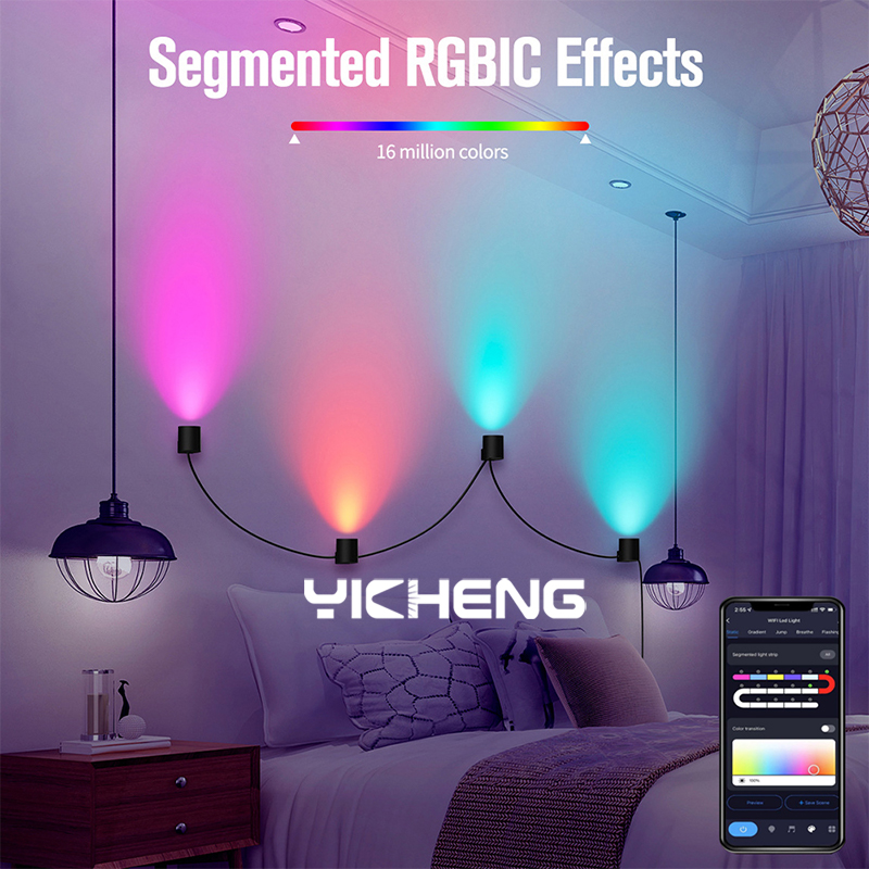 RGBIC Smart Wall Lamp TUYA APP - огляд і ціна Home Decor App Free