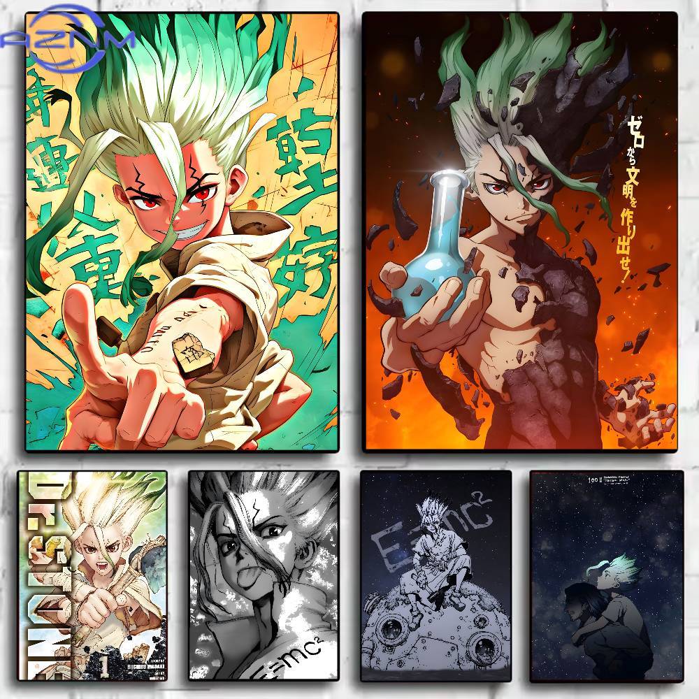 Classic Anime Dr Stone Poster  - огляд і ціна Geometric Wall Art