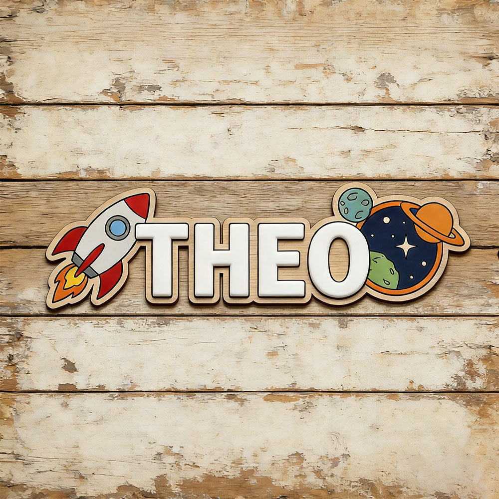 Personalized Space Rocket Name - огляд і ціна Home Decor Zone
