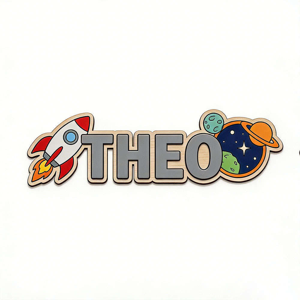 Personalized Space Rocket Name - огляд і ціна Home Decor Zone