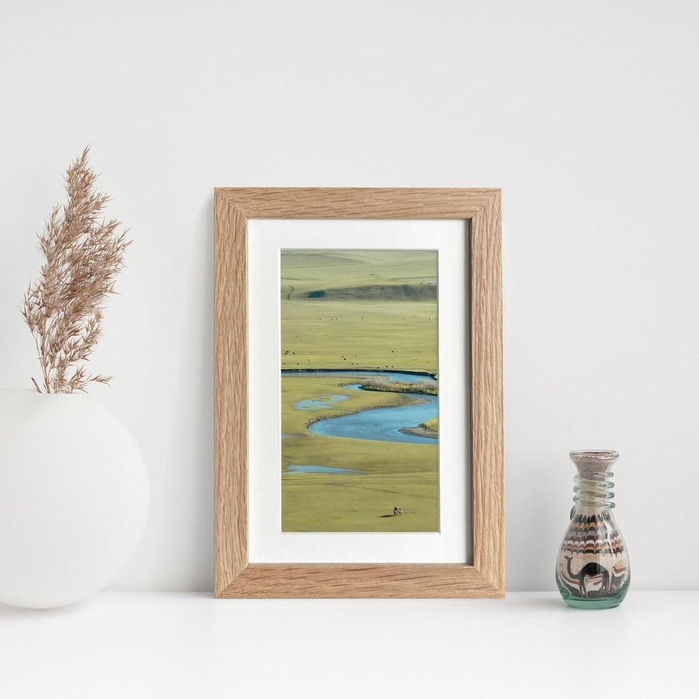 4x6 Picture Frame, Solid Oak W - огляд і ціна Bamboo Photo Frame
