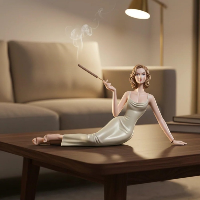 Elegant Lady Figurine Incense  - огляд і ціна Incense Stick Holder