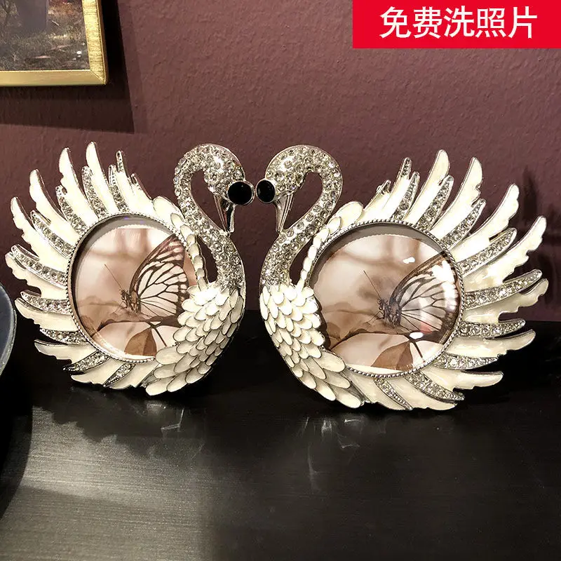 A Swan European Style Diamond  - огляд і ціна Bamboo Photo Frame