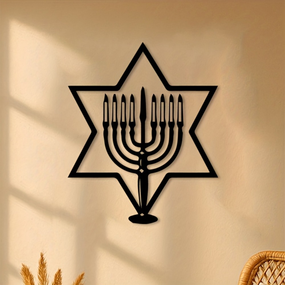 CIFBUY Metal Wall Art Menorah  - огляд і ціна Home Decor Outdoor