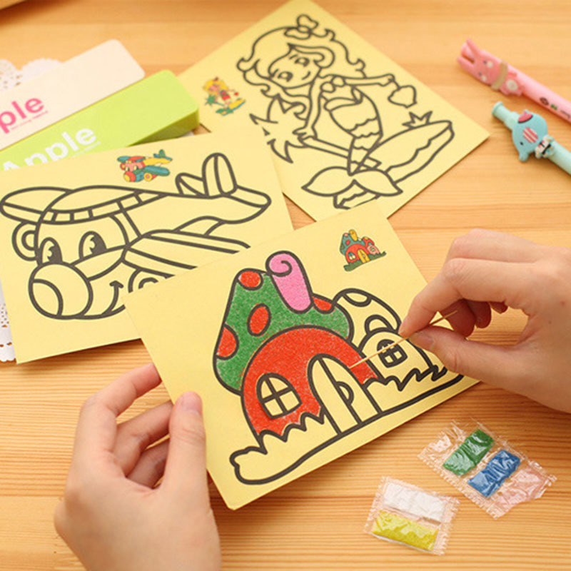10pcs DIY Sand Painting Toy Se - огляд і ціна Sand Art Picture